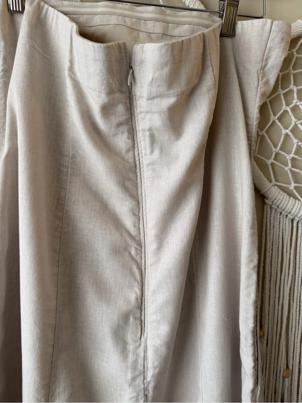 Abercrombie & Fitch Beige Strapless Maxi Dress Tall